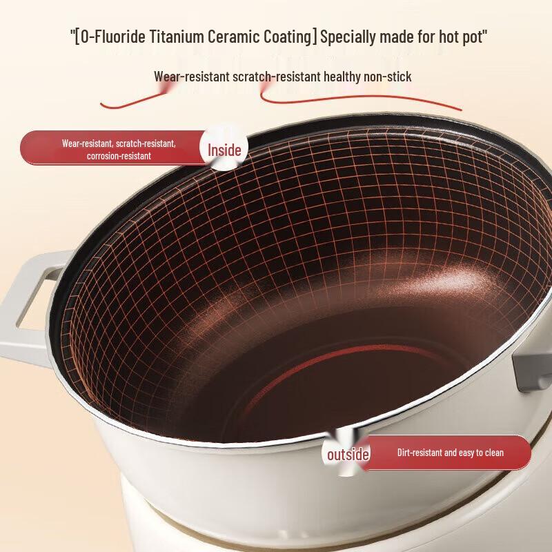 Midea HGE22BY06 4.5L Electric Multi-Cooker Hot Pot CN plug (adapter included)