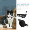 Anti-Lost Tracer Cat Collar Adjustable Waterproof Tracker Case Bell Reflective Lightweight Nylon Pet Collar for Cats and Small