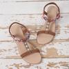 Fashion Summer String Bead Wedge Sandals 2025 New Women's Shoes Elastic Band Women's Sandals Fashion Color Matching Casual Sandals Women