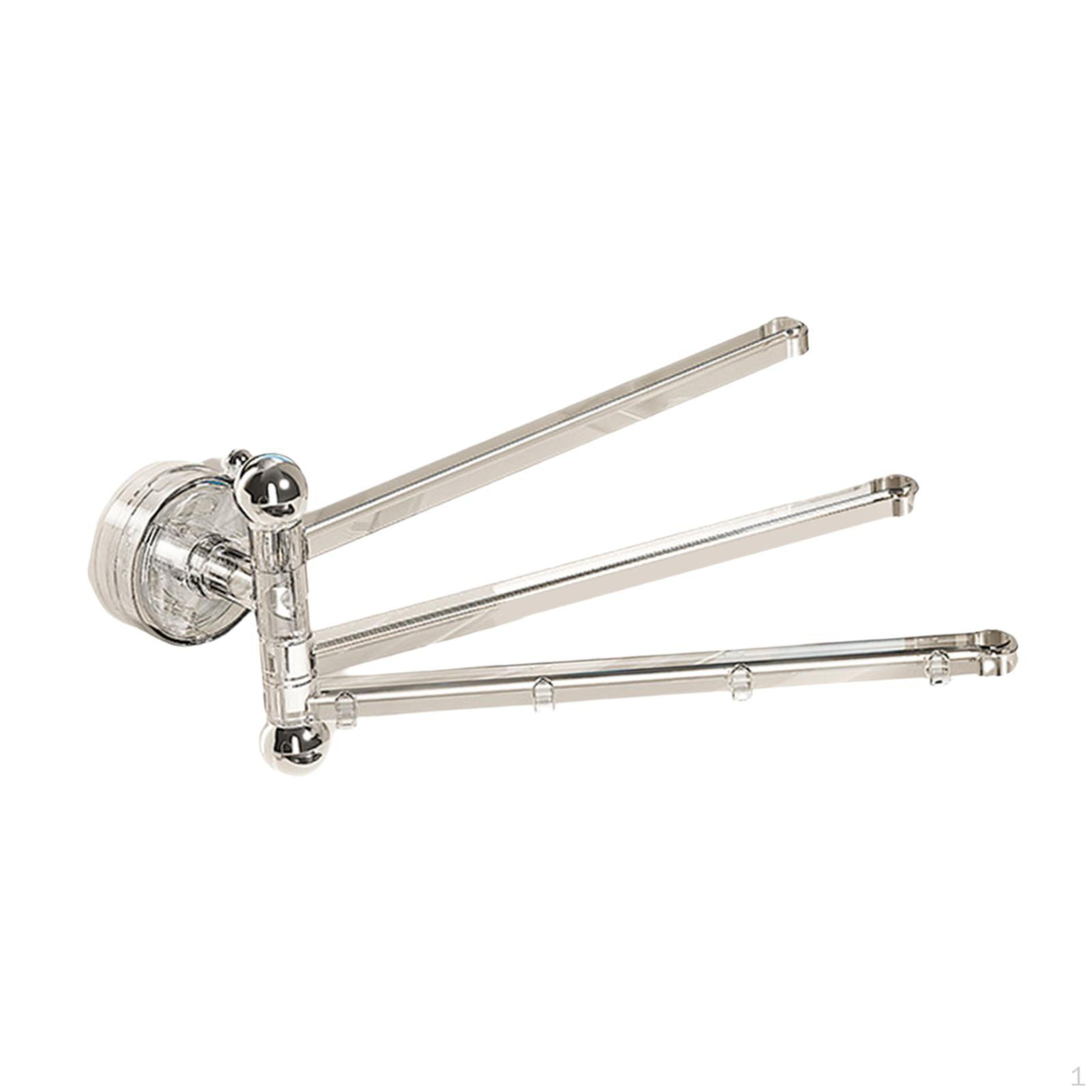 

Вращающийся держатель для полотенец, настенный, прочный держатель для ванной с 3 ручками чистый