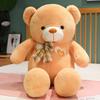 Lattice Bowknot Teddy Bear Plush Toy Animal Stuffed Doll Decoration Gift Kids