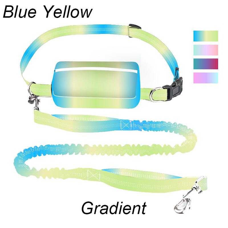 Multifunctional Sports Waist Bag Extended and Thickened Leash for dog walking and dog leash pet running leash with waist bag