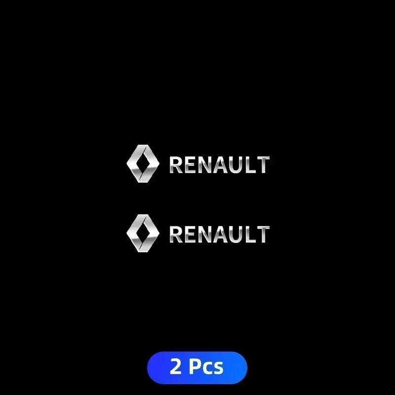 

2026 Hot For Renault Interior Stickers 3D Metal Car Decorative Sticker Badge Decal Interior Accessories For Renault RS Clio Mega