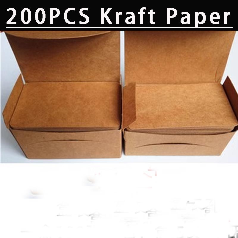 100/200 szt. Karty do gry Puste Twardy Papier Karton Papier DIY Gra planszowa Pocztówka Ręcznie robiona Tapeta Kartki Pocztowe Wiadomość Biała Karta