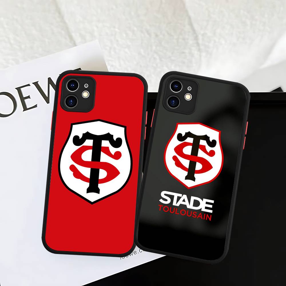 Stade-Toulousain Phone Case For IPhone 16 15 14 X XR XS 7 8 Plus 11 12 13 Pro MAX 13mini Matte Shockproof Case