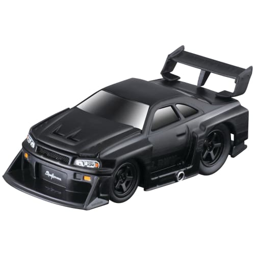 Kyosho Muscle Machines 1/64 Skyline GT-R R34 Black Diecast Car