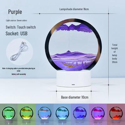Quicksand Art Night Light