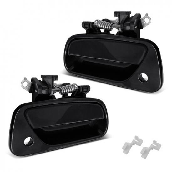 Exterior Door Handle For 1993-98 Toyota T100 Front Left Right Side Plastic Black