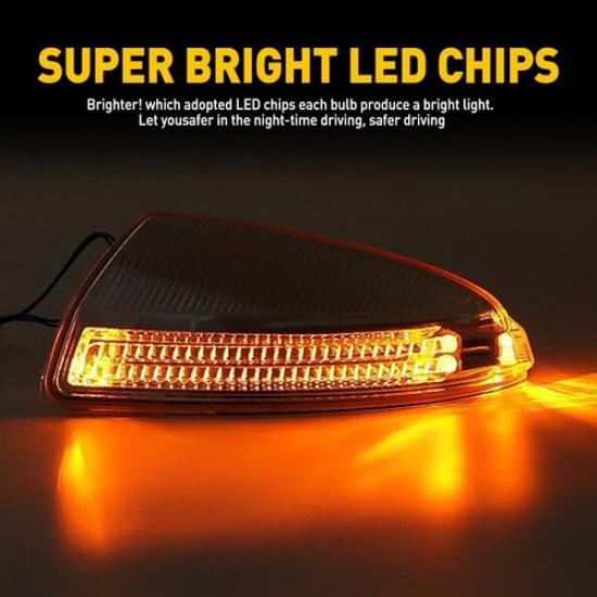 1X Left Side Door Turn Signal Mirror Amber Light For Mercedes C300 C350 C63 AMG