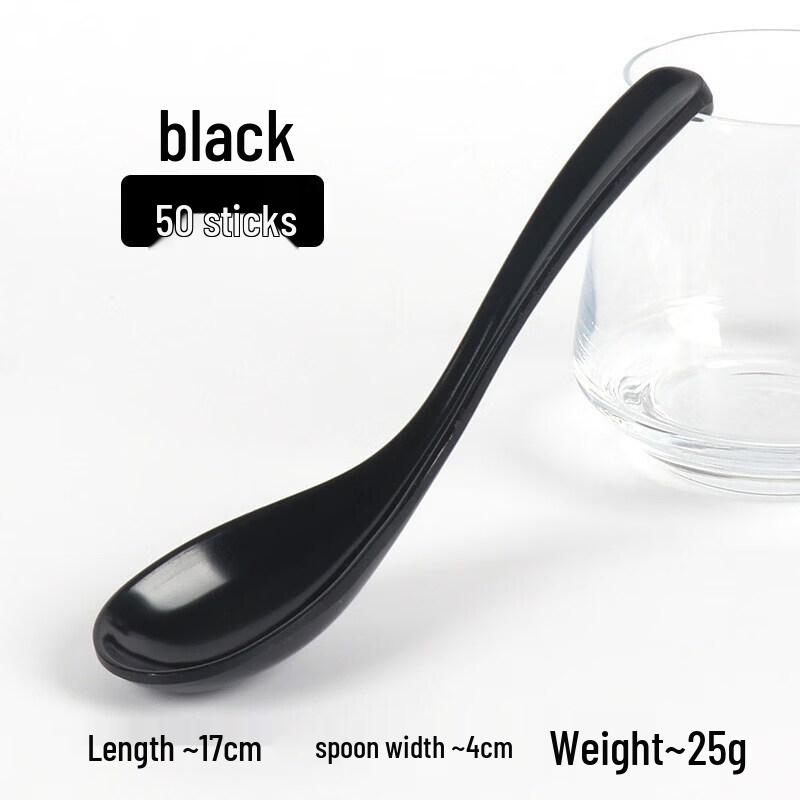 Qiwei Commercial Melamine Long-Handled Soup Spoon