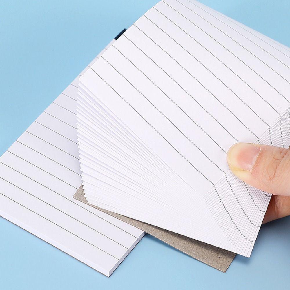 Leather Cover Pocket Notepad Lined Paper Business Memos Retro Portable Planner Office Use