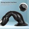Extra Large Anal Plug with Suction Cup, Black Giant Butt Plug Sex Toy for Beginners and Advanced