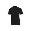 Under Armour Casual Sports Breathable Solid Color Short Sleeve Polo Shirt Women Tops Black 21500543-001