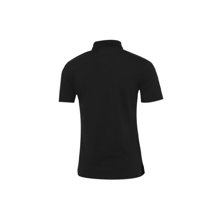 Under Armour Casual Sports Breathable Solid Color Short Sleeve Polo Shirt Women Tops Black 21500543-001