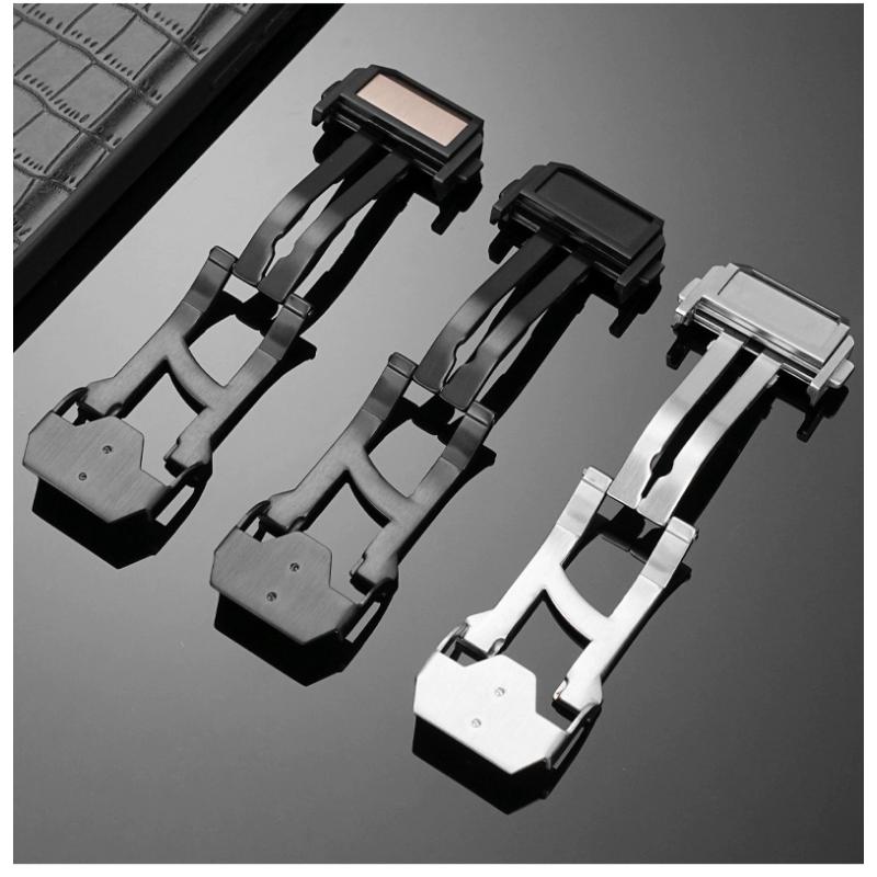 Horlogeband accessoires horlogesluiting Voor HUBLOT Big Bang Riem 22mm dubbele druk Vlindergesp Roestvrij Staal Horlogesluiting onderdelen