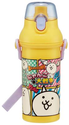Skater Water Bottle 480ml Cat Wars 23 Antibacterial Plastic Made In Japan Children's PSB5SANAG-A