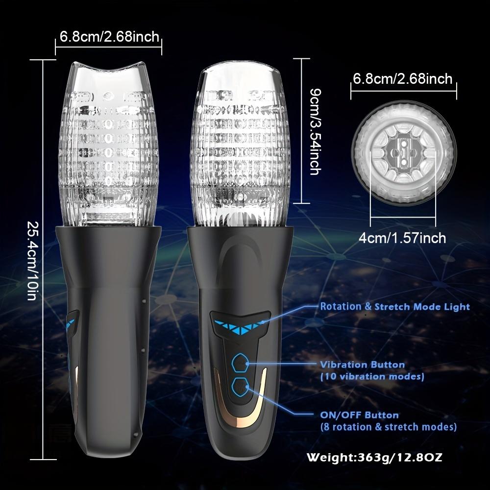 Automatic Thrusting Rotating Male Masturbator Cup Vibrating Penis Pump Trainer Masturbation  Adult Sex Toys for Men Adult Goods