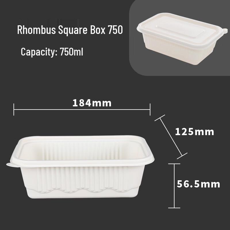 YudeFeng Disposable Corn Starch Meal Boxes