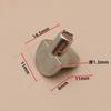 50pcs/set Shelf Support Studs Pegs Pins Plugs L-Shaped Cabinet Seperator Fixed Wooden Glass Layer Board Furniture Bracket Holder