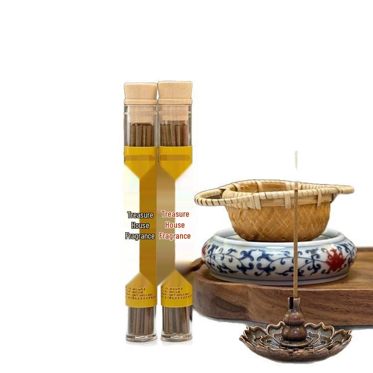 Antique Heart Sutra Bronze Incense Burner - Vertical & Retro Alloy Holder for Stick Incense