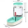 Automatischer Futterautomat Wasserspender Schwerkraft Haustierfutterspender Katze Wasserspender Großer Vorratsbehälter Futter Wassernapf