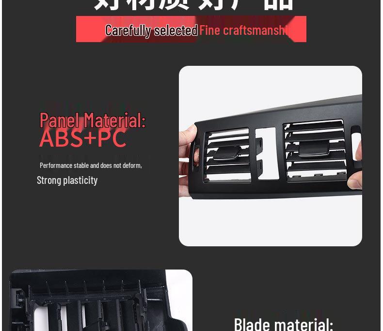 Mercedes-Benz GLK-Class Rear AC Vent Panel - GLK220/300 Grille Assembly