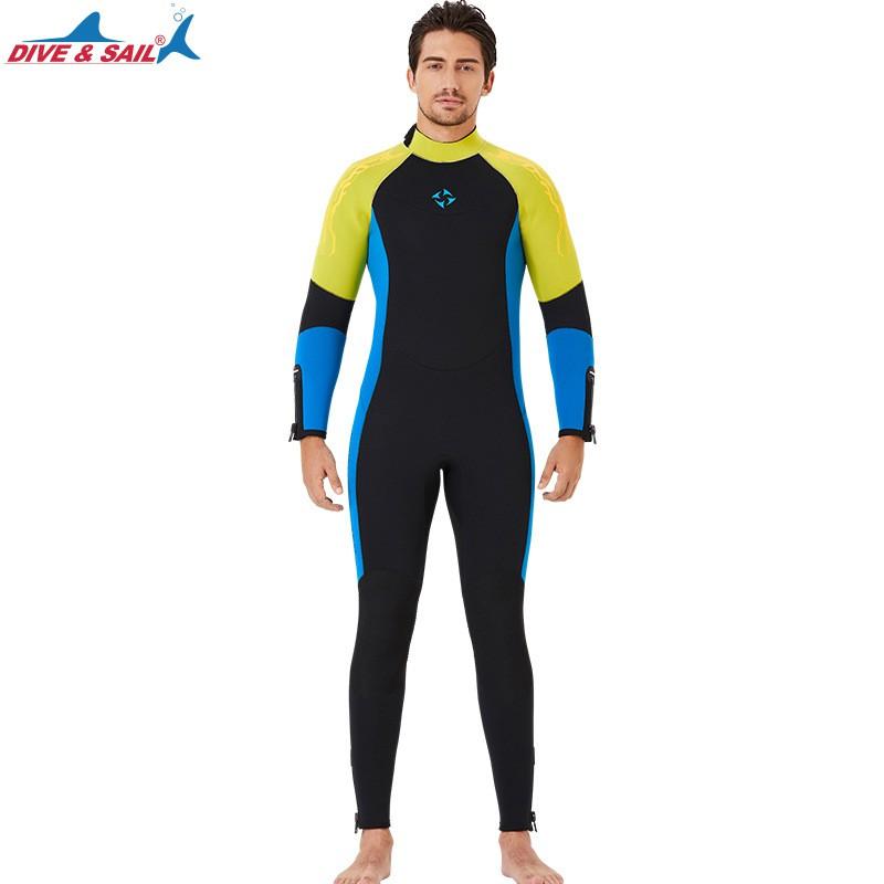 5mm Neoprene Wetsuit Men Women Full Body Thermal Dive Suit With Fleece Lining Scuba Diving Snorkeling Surfing Cold