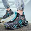 Sneakers Męskie Graffiti High Street Damskie Lekkie Buty do Biegania z Ostrzem Wygodna Amortyzacja Sportowe Buty do Chodzenia Obuwie Męskie
