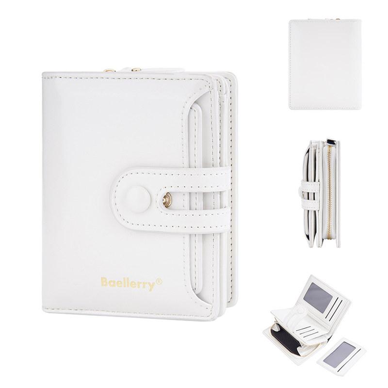 

Модные короткие кошельки Baellerry для женщин, классический кошелек на молнии с держателем для карт 12*10*3.5cm коричневый