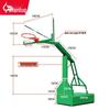 JEEANLEAN Portable Basketball Hoop