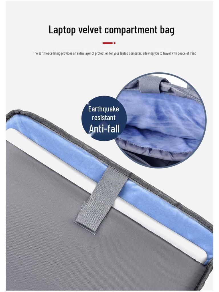 Wasserdichte Oxford-Stoff Laptoptasche und Hülle für 15,6" und 14" Notebooks