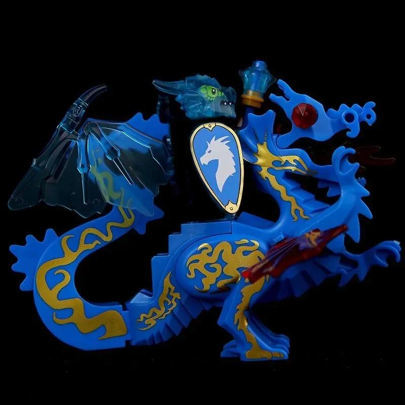 048 047 Undead Dragon Knight Bricks Anime Dragon Knights Building Blocks DIY Action Figure Collection Model Decor Doll Toy Gift
