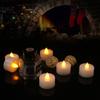 LED Flickering Flameless Candle Battery Tea Light Flashing Electric Candles Birthday Wedding Party Romantic Decoration