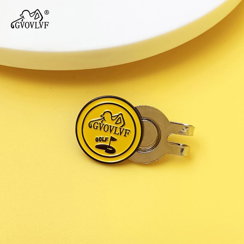 1pc GVOVLVF Golf Ball Marker with Magnetic Hat Clip Men and Women Golf Accessories and Gift Ideas Stylish and Minimalist 25mm 5