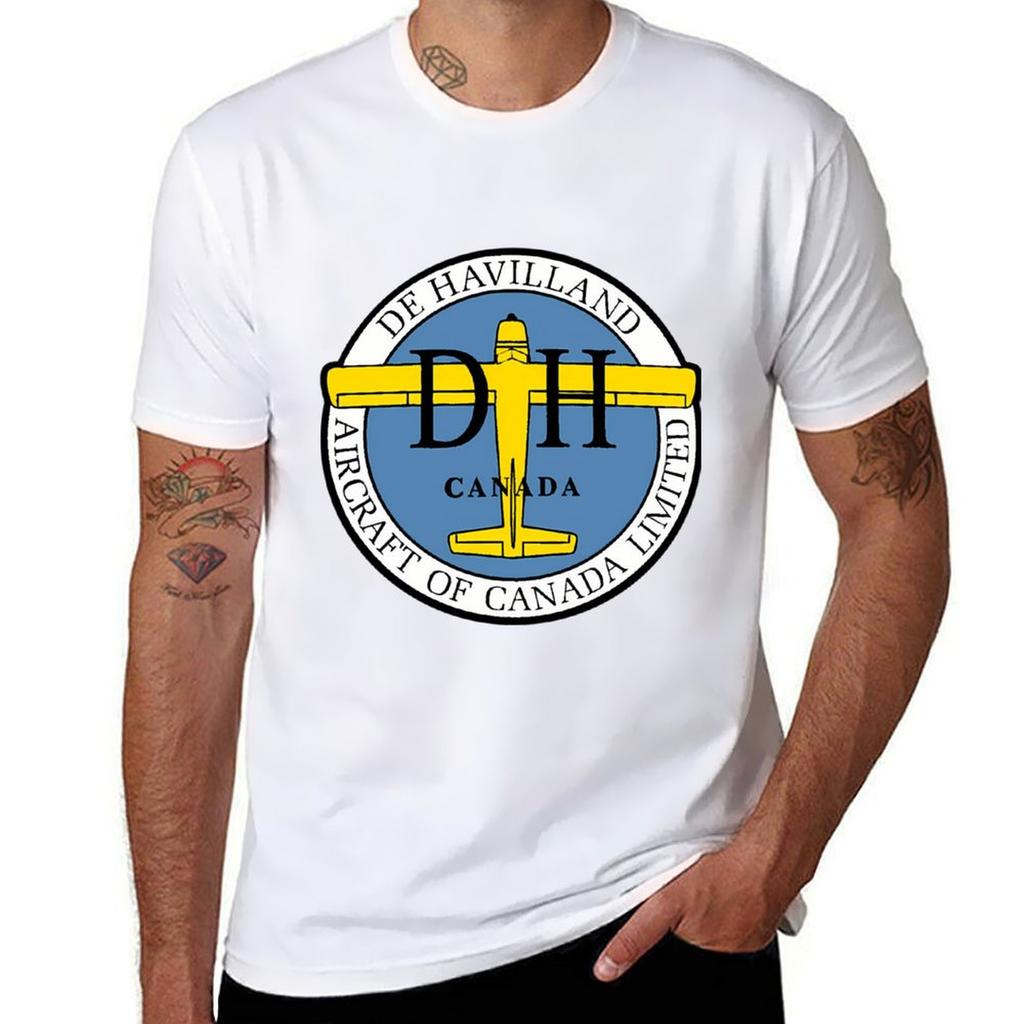 De Havilland Canada Logo TShirt Street Style Casual Tee Shirt