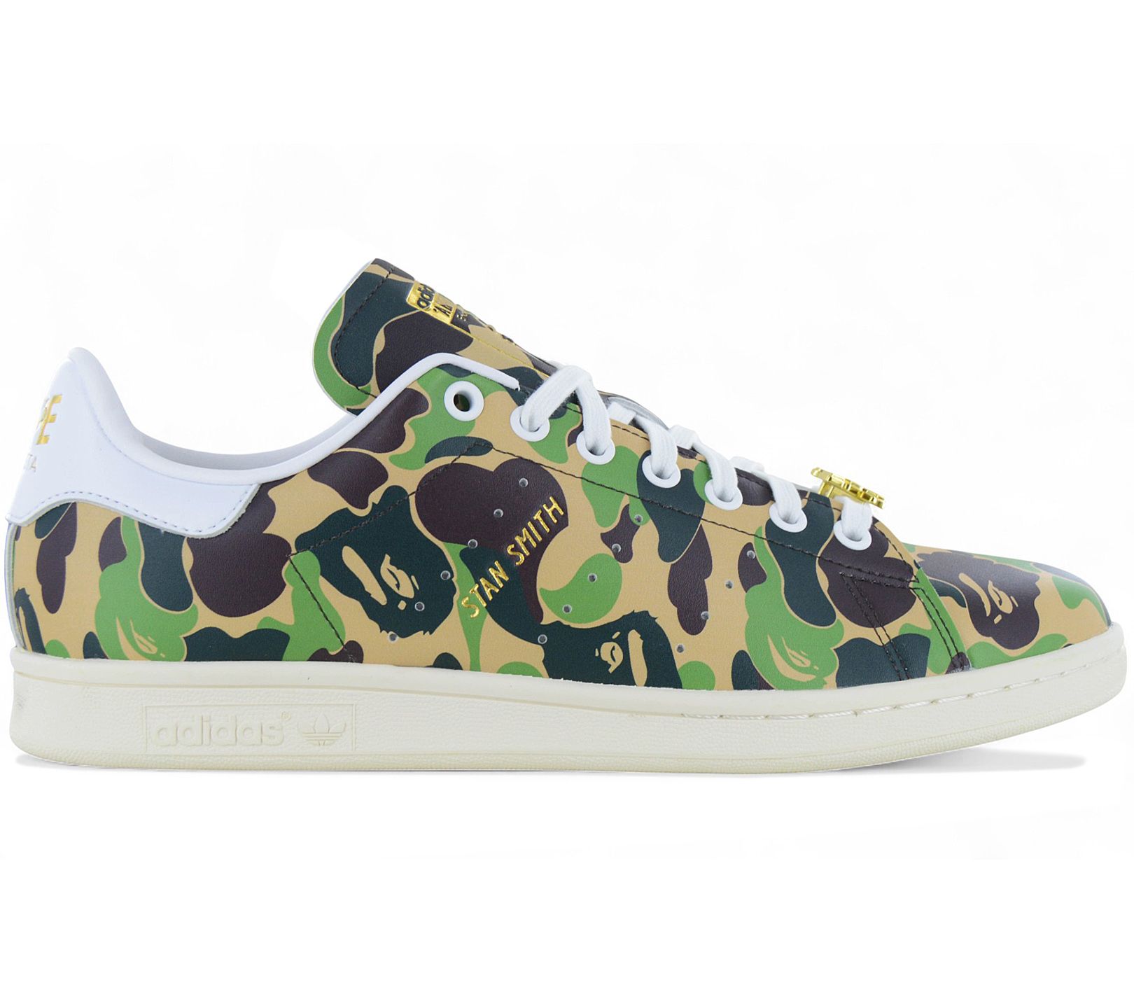adidas x BAPE - Stan Smith ABC Camo - Scarpe da Uomo Sneakers Camouflage IG8949 ORIGINALE 43 multicolore