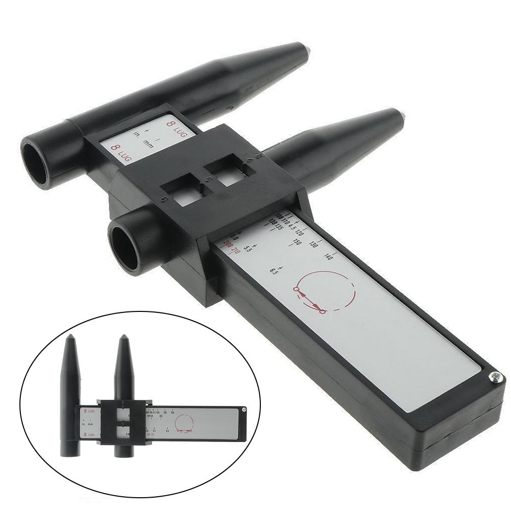 Wheel Pattern Automotive Tools Car PCD Ruler Gauge Tool Common Measure A Turned