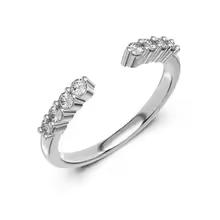 

Marquise Cut All Moissanite Stackable Ring S925 Silver For Women Diamond Bridal Wedding Band Fine Jewelry