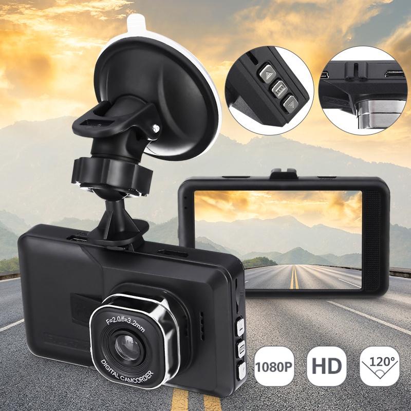 3 Inch HD Vehicle DVR Video Camera Recorder Dash Cam 1080P HDMI Wide Angle Night Vision Camera with Bracket