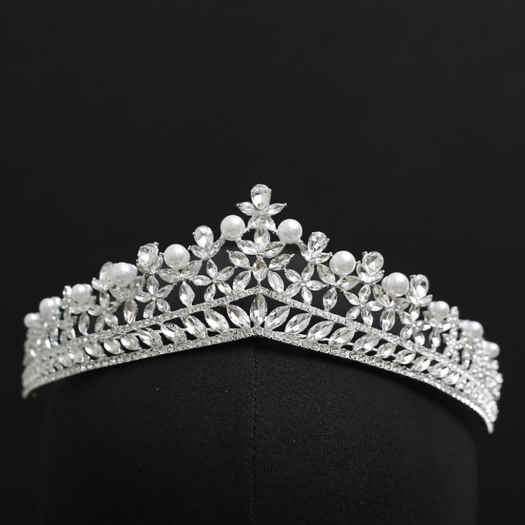 Crown Tiara Bridal High End Rhinestone Crown Luxury Wedding Wedding Dress Crown Birthday Dinner Crown Tiara