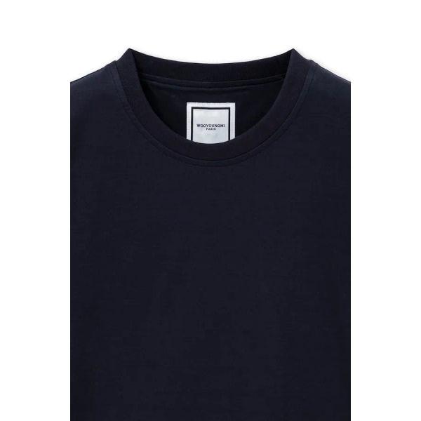 [wooyoungmi] Navy Train Cabin Graphic T-shirt W263TS16707N