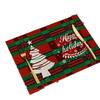 Cross-Border Custom Logo Pattern Holiday Placemat: Christmas, Halloween, Thanksgiving Linen Table Mat