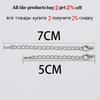 10pcs/lot 50 70mm Tone Extended Extension Tail Chain Lobster Clasps Connector For DIY Bracelet Necklace Jewelry Making Findings