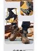 Men's Lightweight High-Top Ankle Support Hiking Boots with Comfortable Technology and Protective Features for Long Wear