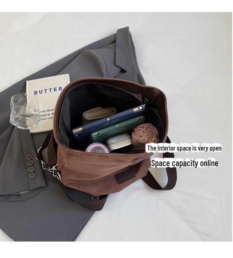 2024 Retro Large Capacity Women's Backpack - Autumn/Winter Fashion Commuter Bag