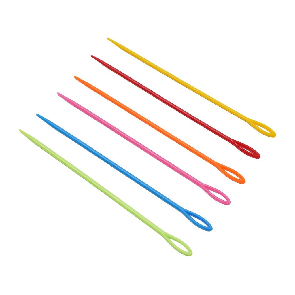 100 STÜCKE Gemischte Farbe 5,5 cm/7 cm/9 cm/15 cm Kunststoff Stricknadeln Häkelnadeln Wollgarn Nadel Kinder DIY Pullover Webwerkzeuge