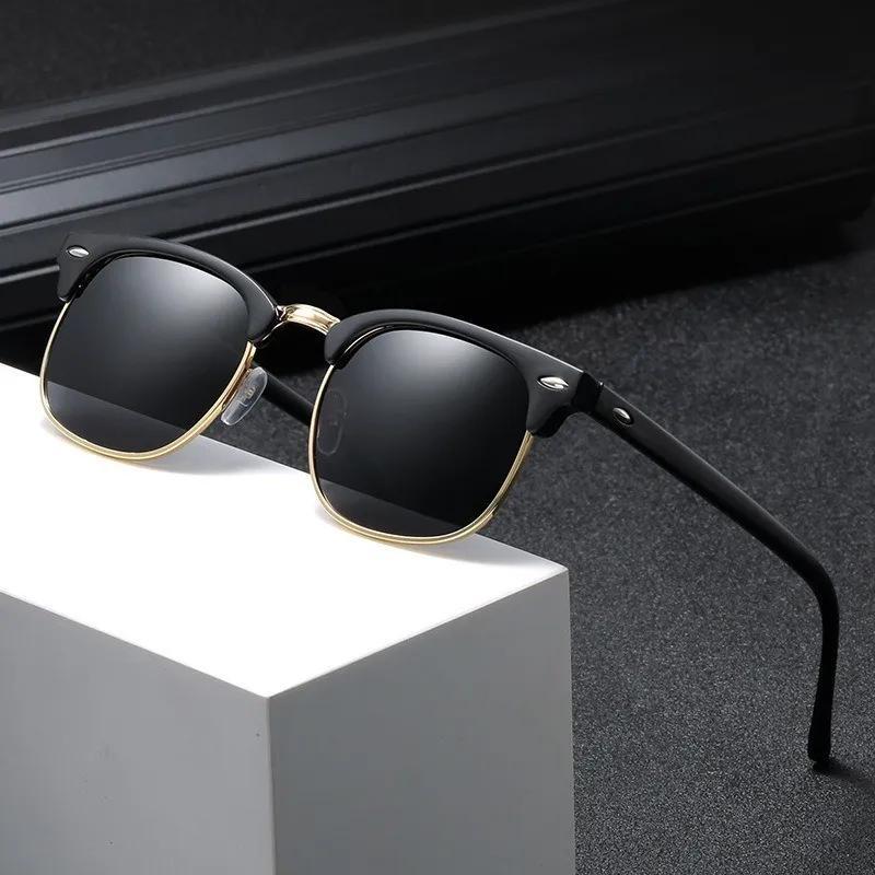 Classic UV Protection Summer Sunglasses for Men Oval Frame Driving Eyewear for Women