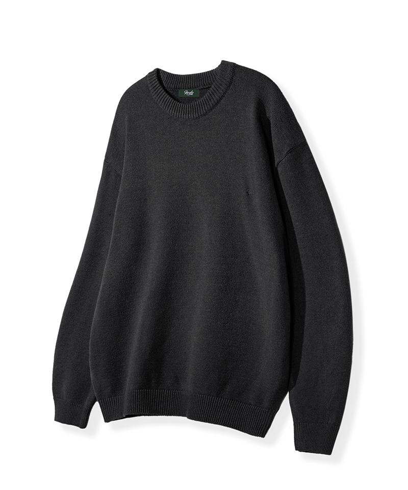 Nod You Maple Basic Round Knit [Charcoal] L