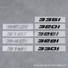 Έμβλημα για BMW Σειρά 3 20-23: 320i, 325i, 328i, 330i Αριθμός Μετατόπισης Πίσω Φώτων