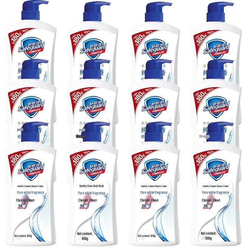 Гель для душа Safeguard Pure White со свежим ароматом 900 г (12 шт.)
